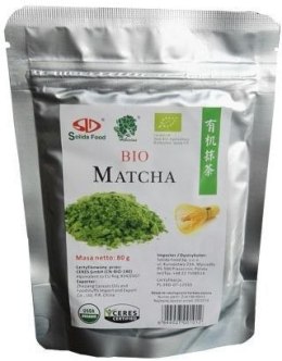 HERBATA ZIELONA MATCHA BIO 80 g - SOLIDA FOOD SOLIDA FOOD (tofu sojowe, kasztany, sosy, herbaty