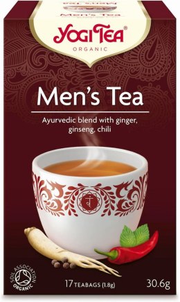 HERBATKA DLA MĘŻCZYZN (MEN'S TEA) BIO (17 x 1,8 g) 30,6 g - YOGI TEA YOGI TEA (herbaty i herbatki)