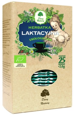 HERBATKA LAKTACYJNA BIO (25 x 2 g) 50 g - DARY NATURY DARY NATURY - herbatki BIO