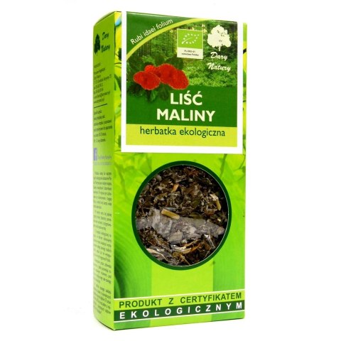 HERBATKA LIŚĆ MALINY BIO 25 g - DARY NATURY DARY NATURY - herbatki BIO