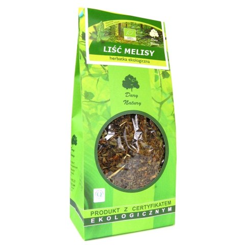 HERBATKA LIŚĆ MELISY BIO 100 g - DARY NATURY DARY NATURY - herbatki BIO