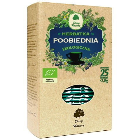 HERBATKA POOBIEDNIA BIO (25 x 2 g) 50 g - DARY NATURY DARY NATURY - herbatki BIO