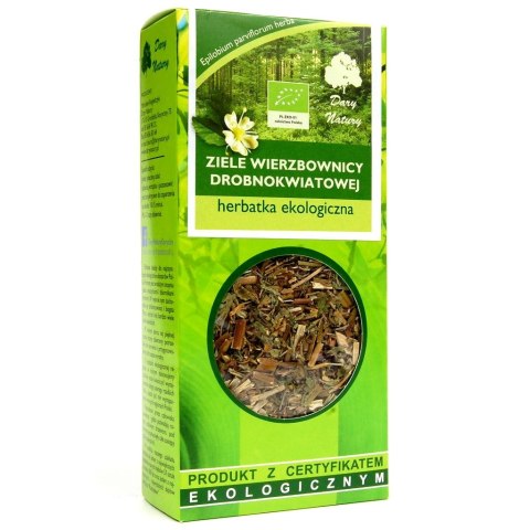 HERBATKA ZIELE WIERZBOWNICY DROBNOKWIATOWEJ BIO 50 g - DARY NATURY DARY NATURY - herbatki BIO