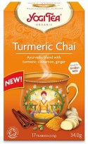 HERBATKA ZŁOTY CHAI Z KURKUMĄ (TURMERIC CHAI) BIO (17 x 2 g) 34 g - YOGI TEA YOGI TEA (herbaty i herbatki)