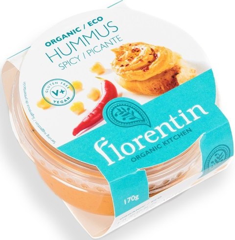 HUMMUS PIKANTNY BEZGLUTENOWY BIO 170 g - FLORENTIN FLORENTIN (hummusy, falafel, pita)