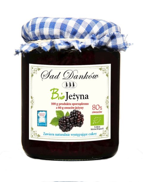 JEŻYNA 80 % BIO 260 g - SAD DANKÓW SAD DANKÓW (przetwory owocowe)