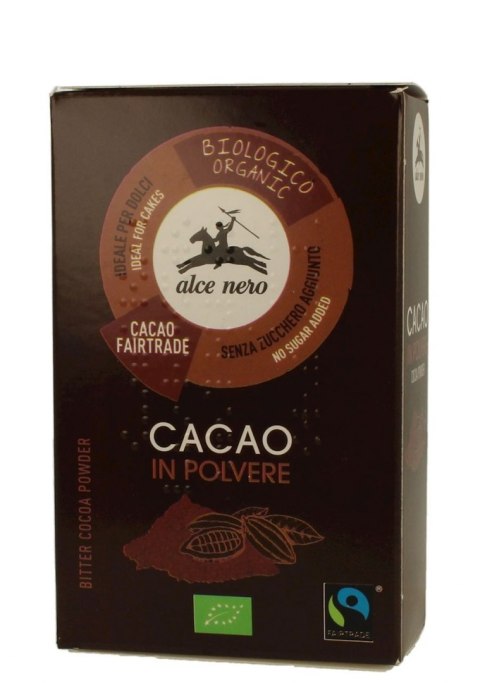 KAKAO W PROSZKU FAIR TRADE BIO 75 g - ALCE NERO ALCE NERO (włoskie produkty)