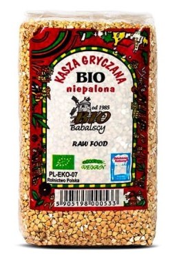KASZA GRYCZANA NIEPALONA BIO 500 g - BABALSCY BABALSCY (mąki, makarony, kawa orkiszowa)