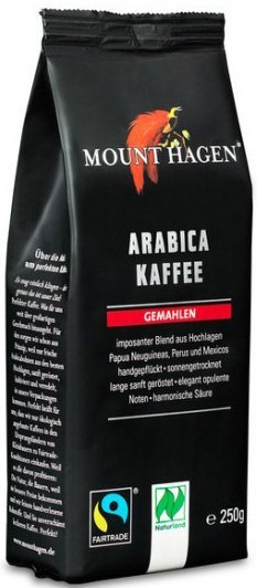 KAWA MIELONA ARABICA 100 % FAIR TRADE BIO 250 g - MOUNT HAGEN MOUNT HAGEN (kawy)