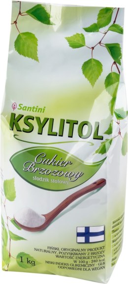 KSYLITOL 1 kg (TOREBKA) - SANTINI (FINLANDIA) SANTINI (ksylitol, gurmy do żucia SPRY)