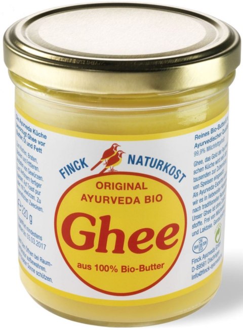 MASŁO KLAROWANE GHEE BIO 220 g - FINCK AYURVEDA GHEE (masło klarowane)