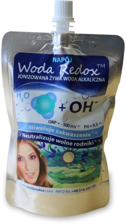 NAPÓJ JONIZOWANA WODA ALKALICZNA REDOX pH 9,5 240 ml - WODA REDOX WODA REDOX (woda alkaliczna)