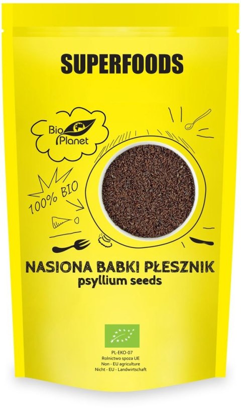 NASIONA BABKI PŁESZNIK (BŁONNIK) BIO 250 g - BIO PLANET BIO PLANET - seria SUPERFOODS