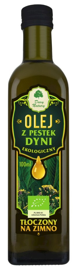 OLEJ Z PESTEK DYNI TŁOCZONY NA ZIMNO BIO 100 ml - DARY NATURY DARY NATURY - inne