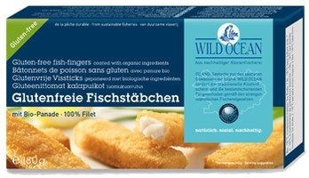 PALUSZKI RYBNE Z CZARNIAKA W BIO PANIERCE KUKURYDZIANEJ MROŻONE BEZGLUTENOWE 180 g - WILD OCEAN WILD OCEAN (MROŻONKI - ryby)