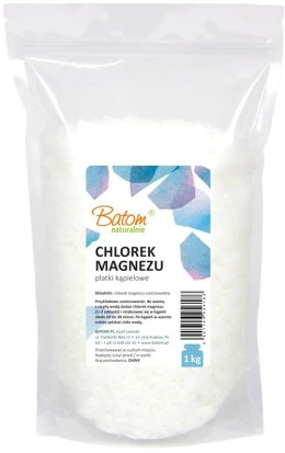 PŁATKI KĄPIELOWE (CHLOREK MAGNEZU) 1 kg - BATOM BATOM (oleje, soki, sole kąpielowe)