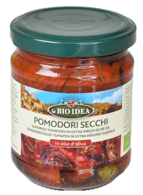 POMIDORY SUSZONE W OLEJU BIO 190 g (130 g) - LA BIO IDEA LA BIO IDEA (makarony, strączkowe,sosy pomidorowe)