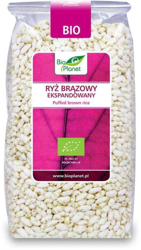 RYŻ BRĄZOWY EKSPANDOWANY BIO 150 g - BIO PLANET BIO PLANET - seria RÓŻOWA (płatki, otręby, musli)