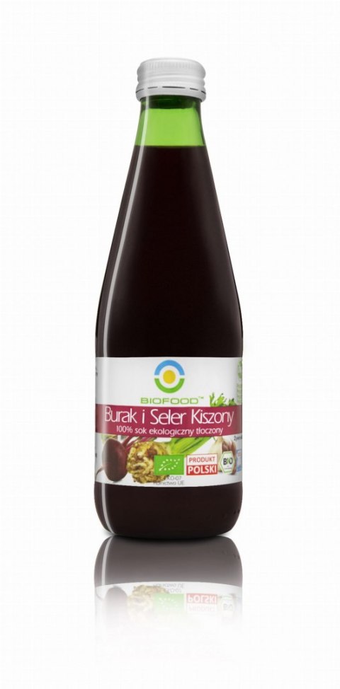 SOK Z BURAKÓW I SELERÓW KISZONYCH NFC BEZGLUTENOWY BIO 300 ml - BIO FOOD BIO FOOD (soki, przetwory, octy, olej kokosowy)