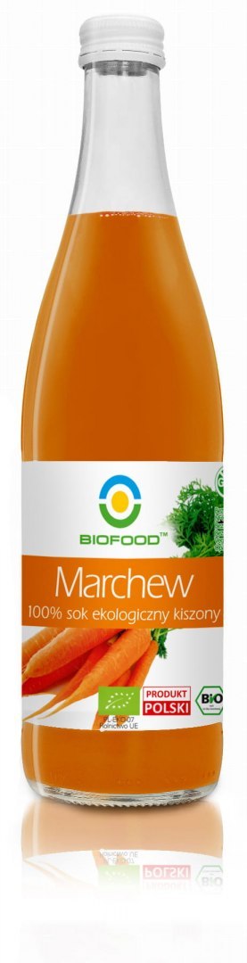 SOK Z MARCHWI KISZONEJ NFC BEZGLUTENOWY BIO 500 ml - BIO FOOD BIO FOOD (soki, przetwory, octy, olej kokosowy)