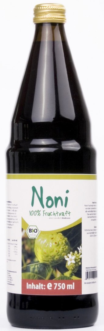 SOK Z OWOCÓW NONI NFC BIO 750 ml - MEDICURA MEDICURA (soki aloe, noni, goji ,inne, superfood)