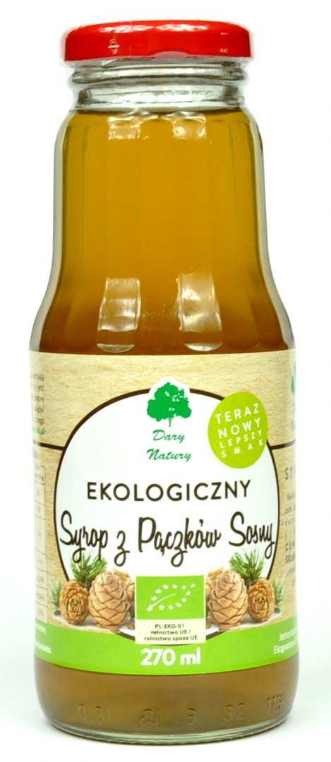 SYROP Z PĄCZKÓW SOSNY BIO 270 ml - DARY NATURY DARY NATURY - inne