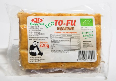 TOFU WĘDZONE BIO 220 g - SOLIDA FOOD SOLIDA FOOD (tofu sojowe)