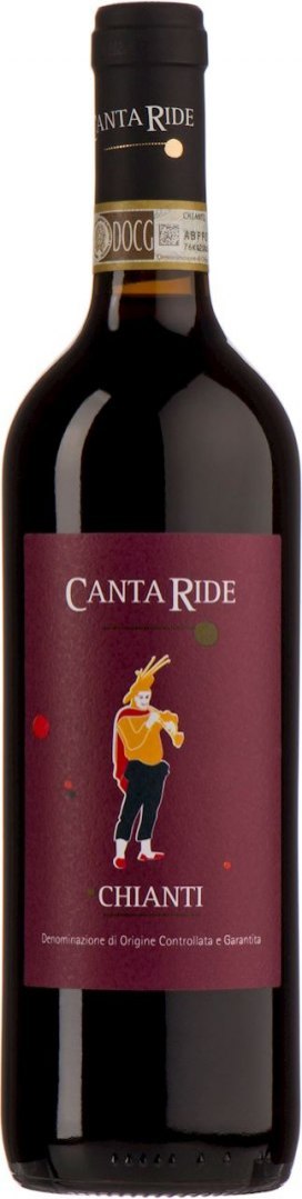 WINO CANTA RIDE CHIANTI CZERWONE WYTRAWNE BIO 0,75 L (WŁOCHY) WINA - ZAGRANICZNE