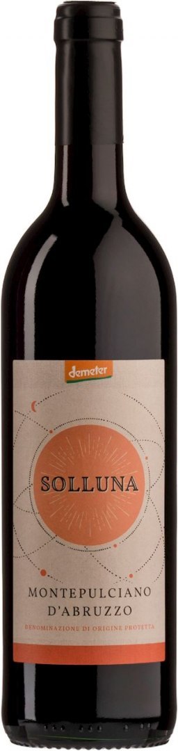 WINO SOLLUNA MONTEPULCIANO D'ABRUZZO CZERWONE WYTRAWNE DEMETER BIO 0,75 L (WŁOCHY) WINA - ZAGRANICZNE