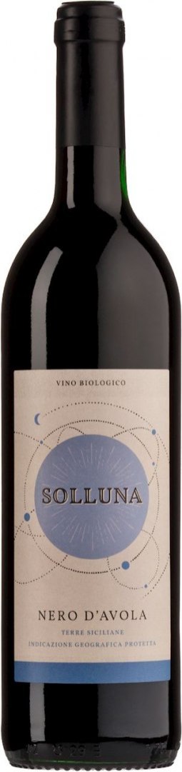 WINO SOLLUNA NERO D'AVOLA SICILIA CZERWONE WYTRAWNE BIO 0,75 L (WŁOCHY) WINA - ZAGRANICZNE