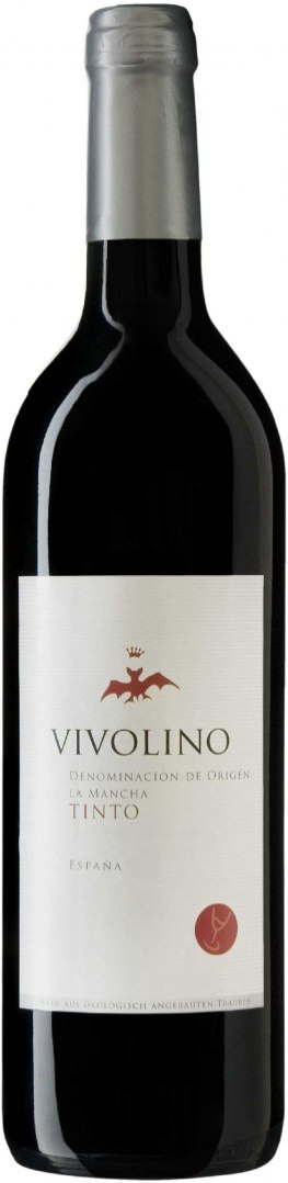 WINO VIVOLINO TINTO CZERWONE WYTRAWNE BIO 0,75 L (HISZPANIA) WINA - ZAGRANICZNE