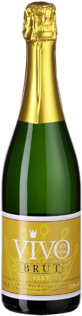 WINO VIVOLOVIN BRUT BIAŁE WYTRAWNE MUSUJĄCE BIO 0,75 L (HISZPANIA) WINA - ZAGRANICZNE