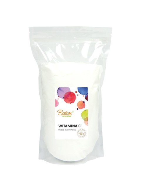 WITAMINA C (1000 mg) 500 g - BATOM BATOM (oleje, soki, sole kąpielowe)