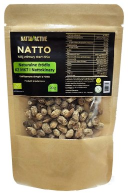 CHRUPKI Z NATTO LIOFILIZOWANE BEZGLUTENOWE BIO 20 g - NATTO NATTO (sfermentowana soja)