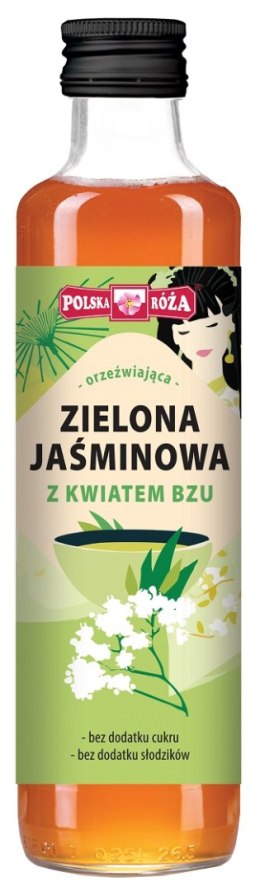HERBATA ZIELONA JAŚMINOWA Z KWIATEM BZU 250 ml - POLSKA RÓŻA POLSKA RÓŻA (soki owocowe, syropy, shoty)