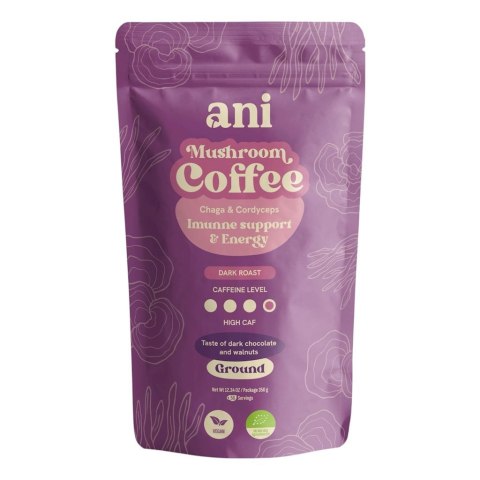 KAWA MIELONA ARABICA Z CHAGA I CORDYCEPS BIO 350 g - ANI ANI (kawy)