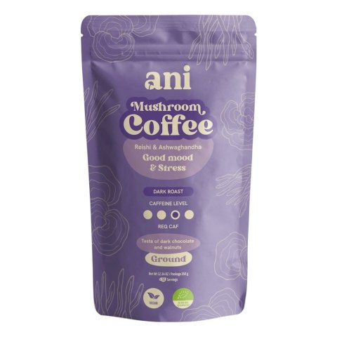 KAWA MIELONA ARABICA Z REISHI I ASHWAGANDHĄ BIO 350 g - ANI ANI (kawy)