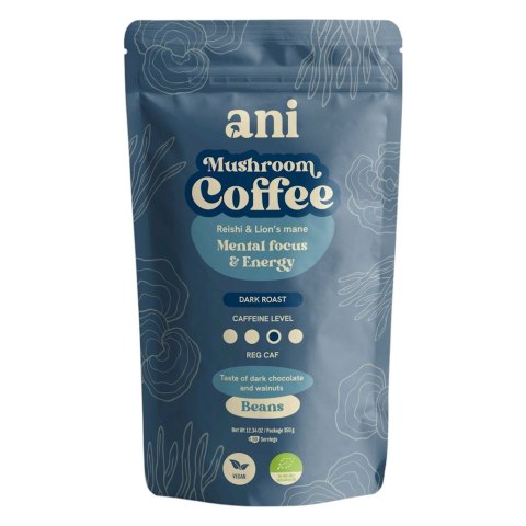 KAWA ZIARNISTA ARABICA Z REISHI I LION'S MANE BIO 350 g - ANI ANI (kawy)