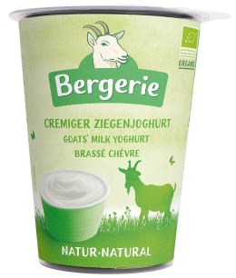 KOZI KREMOWY JOGURT NATURALNY BIO 400 g - BERGERIE BERGERIE (nabiał z mleka owczego i koziego)