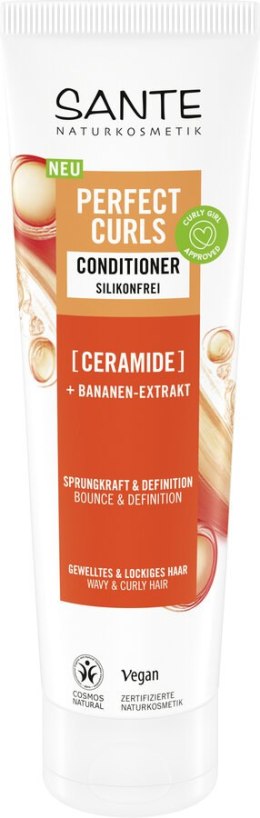 ODŻYWKA DO WŁOSÓW FALOWANYCH I KRĘCONYCH Z CERAMIDAMI I EKSTRAKTEM Z BANANA ECO 150 ml - SANTE SANTE (kosmetyki)
