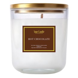 ŚWIECA SOJOWA ZAPACHOWA HOT CHOCOLATE 180 ml - YOUR CANDLE (PRODUKT SEZONOWY) YOUR CANDLE (świece, olejki eteryczne)