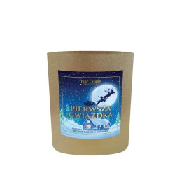 ŚWIECA SOJOWA ZAPACHOWA PIERWSZA GWIAZDKA 180 ml - YOUR CANDLE (PRODUKT SEZONOWY) YOUR CANDLE (świece, olejki eteryczne)