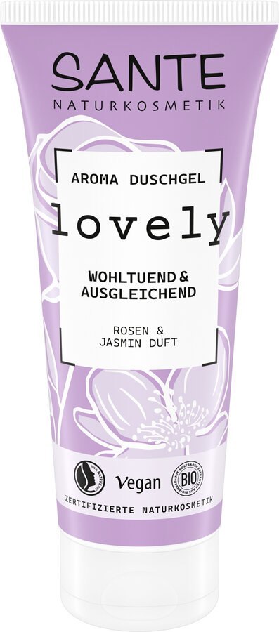 ŻEL POD PRYSZNIC LOVELY RÓŻA I JAŚMIN ECO 200 ml - SANTE SANTE (kosmetyki)