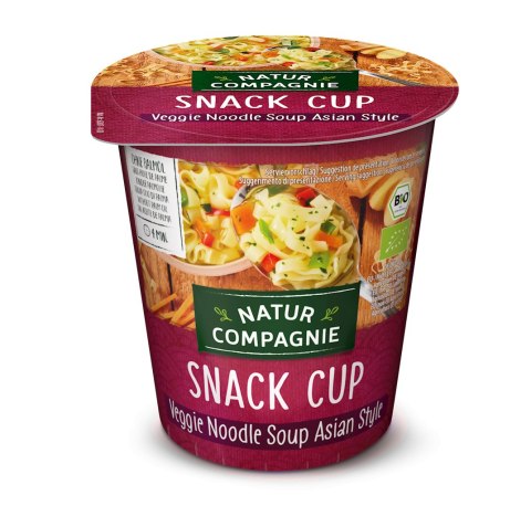 ZUPA W KUBKU Z MAKARONEM W STYLU AZJATYCKIM WEGAŃSKA BIO 55 g - NATUR COMPAGNIE NATUR COMPAGNIE (buliony, kostki rosołowe)