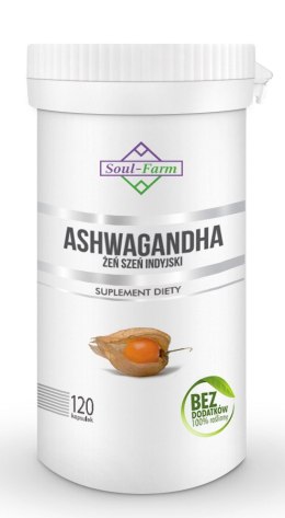ASHWAGANDHA EKSTRAKT (500 mg) 120 KAPSUŁEK - SOUL FARM SOUL FARM (witaminy i ekstrakty)