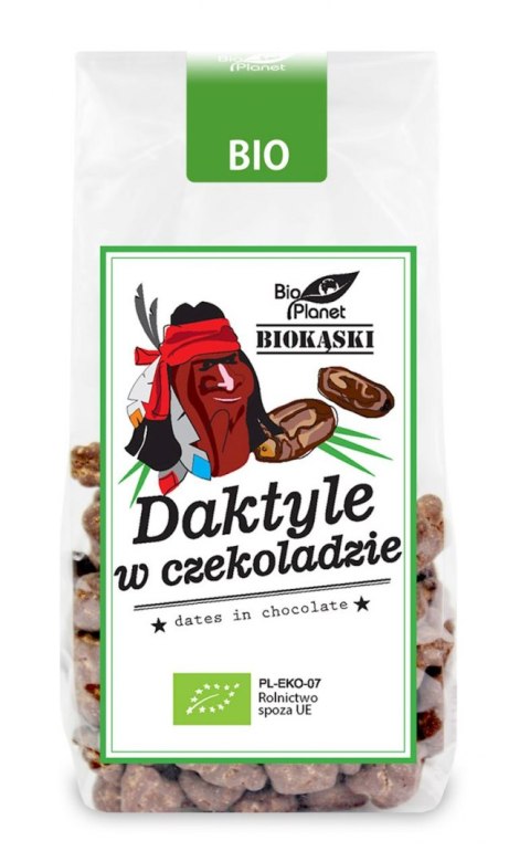 DAKTYLE W SUROWEJ CZEKOLADZIE BIO 100 g - BIO PLANET BIO PLANET - seria PRZEKĄSKI