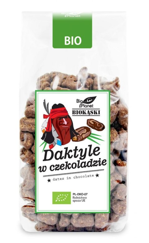 DAKTYLE W SUROWEJ CZEKOLADZIE BIO 250 g - BIO PLANET BIO PLANET - seria PRZEKĄSKI