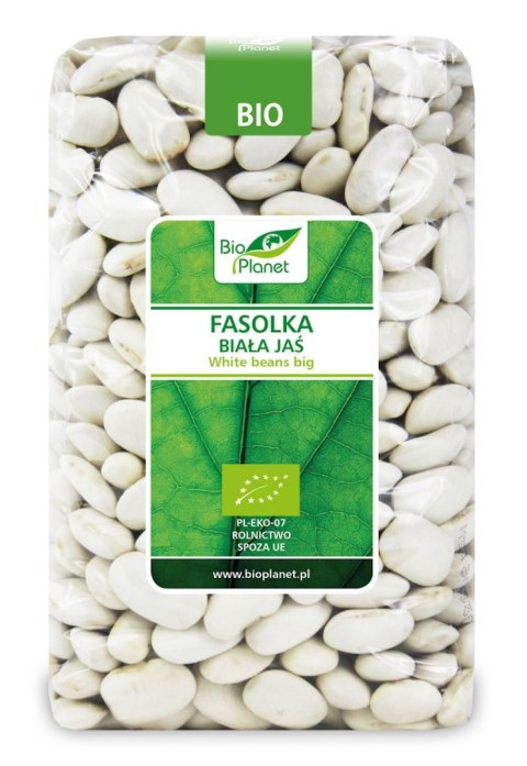 FASOLKA BIAŁA JAŚ BIO 1 kg - BIO PLANET BIO PLANET - seria ZIELONA (strączkowe)