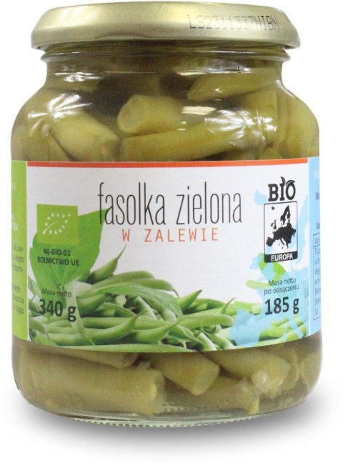 FASOLKA ZIELONA W ZALEWIE BIO 340 g (185 g) (SŁOIK) - BIO PLANET BIO PLANET - seria INNE