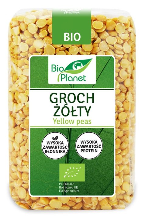 GROCH ŻÓŁTY BIO 500 g - BIO PLANET BIO PLANET - seria ZIELONA (strączkowe)